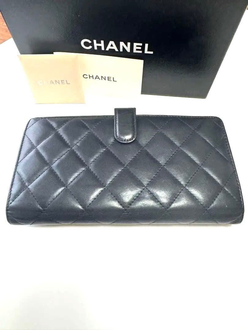 CHANEL カンボンライン長財布