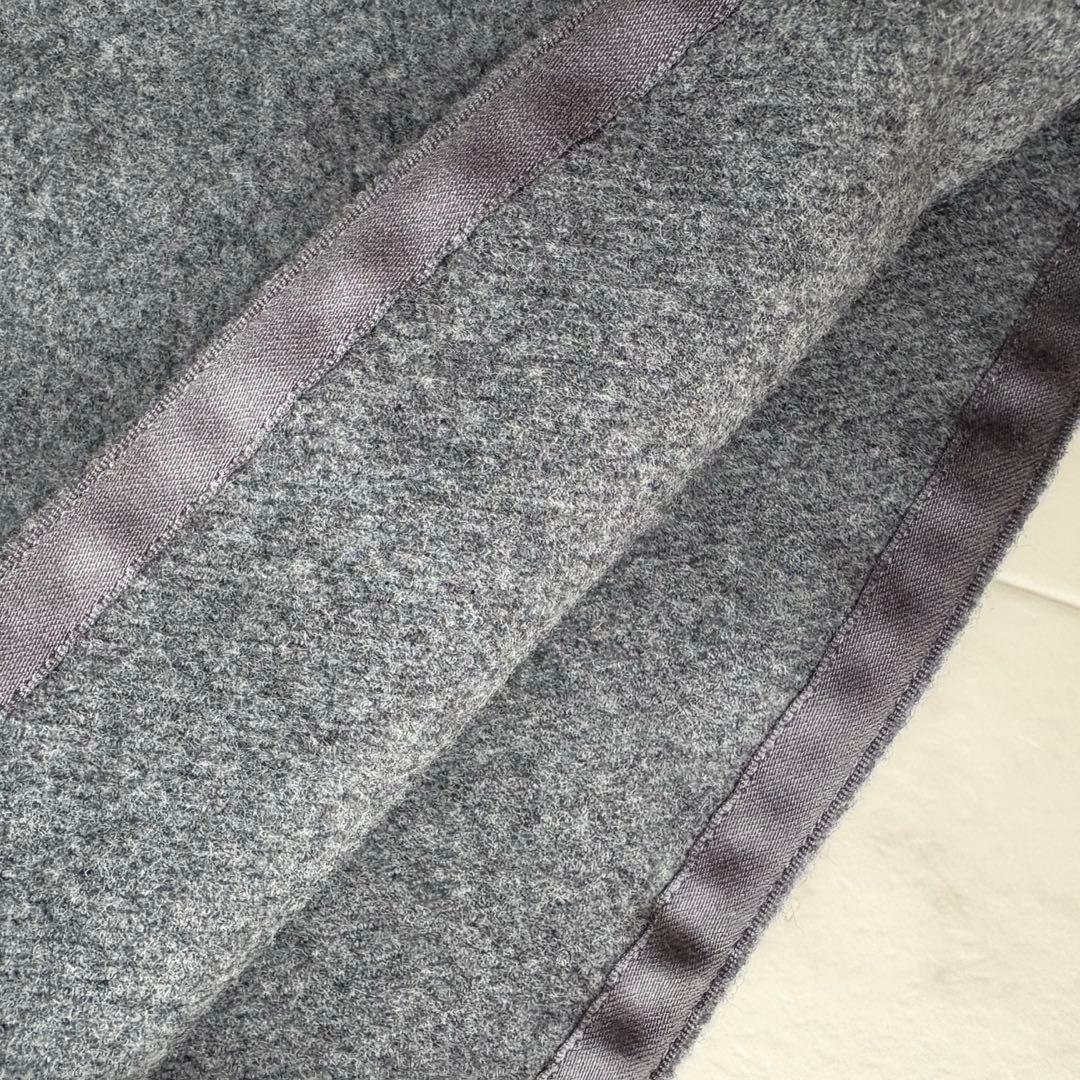 美品✨《TO BE CHIC》 ウールリバー ケープコート レッキスファー