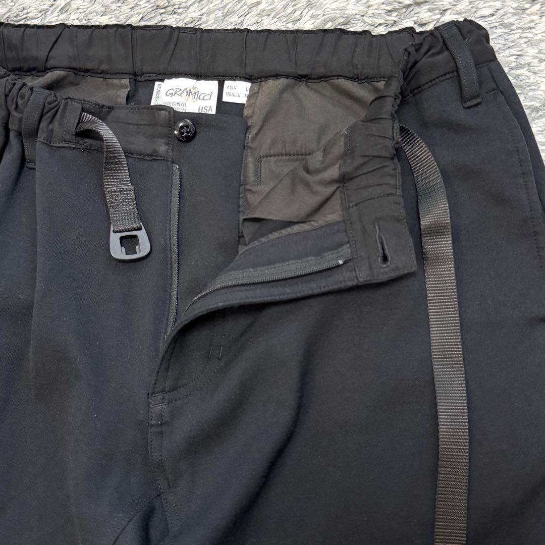 GRAMICCI BEAMS GOLF 別注 ソフトサーモパンツ 黒 Lサイズ