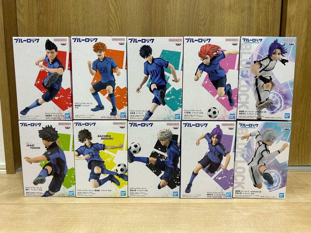 ブルーロック フィギュア 全10種 (潔、蜂楽、凪、玲央、馬狼、國神、