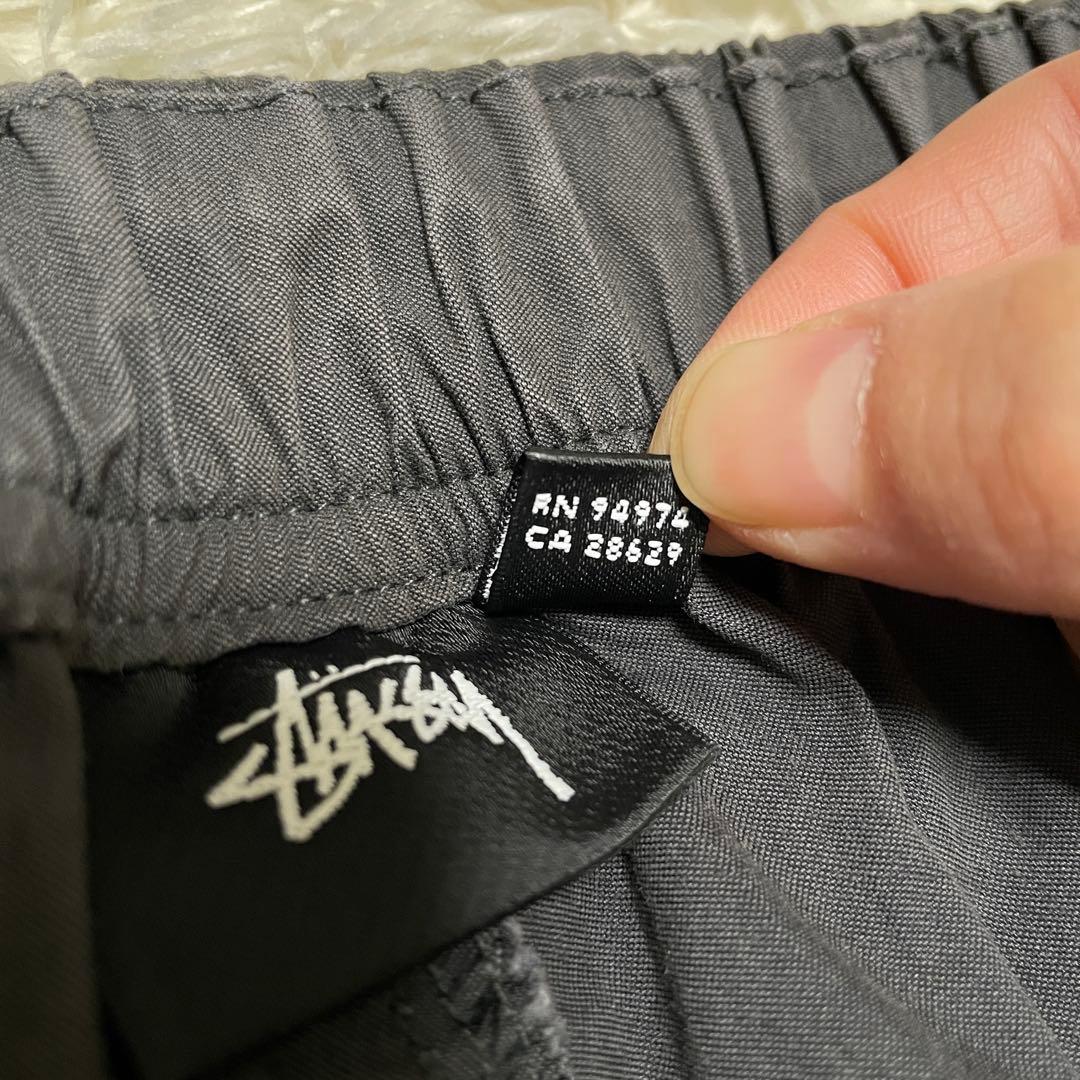 パンツ STUSSY NYCO OVER TROUSERS Washed BLACK