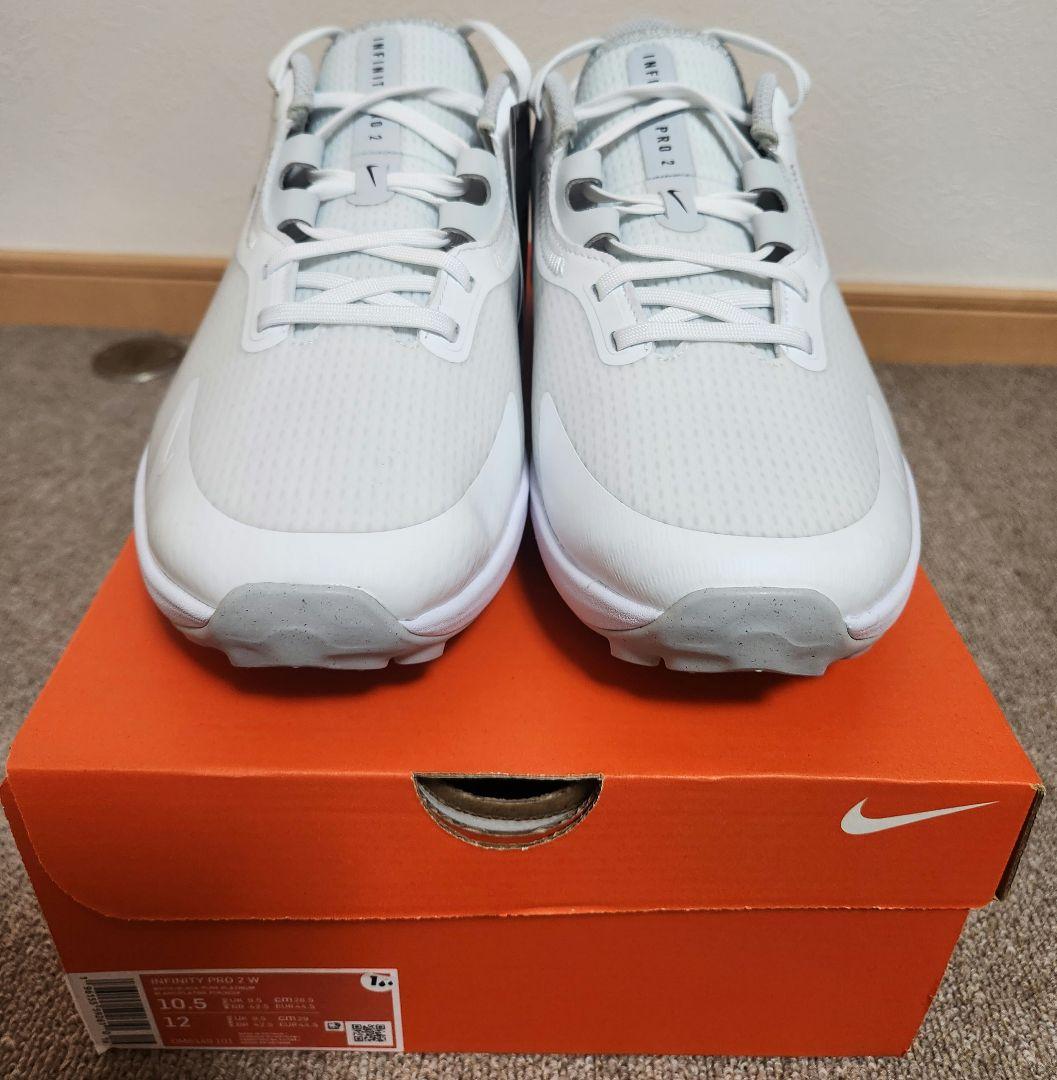 ナイキ インフィニティ PRO 2 ゴルフシューズ　ホワイト 28.5