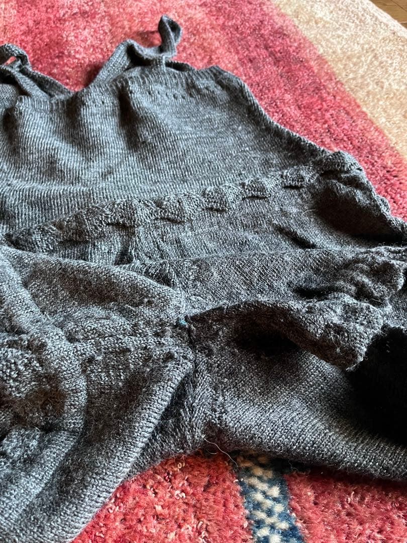 tao COMMEdesGARCONS ウールサロペット グレー S