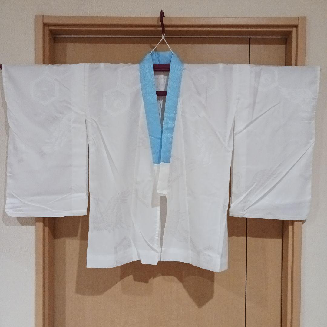 【着物は正絹！】男児　三歳　羽織　着物　袴　雪駄　小物　セット　灰色×黒縞