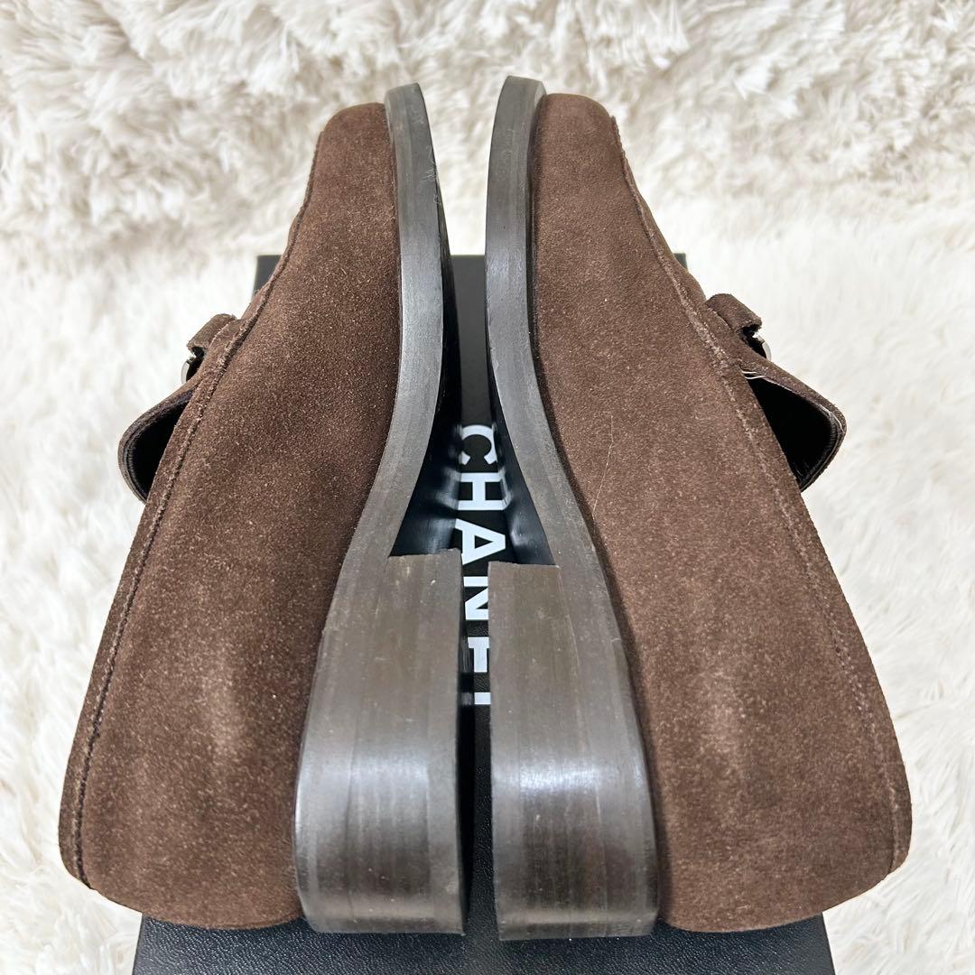 【美品】GUCCI グッチ スエード ローファー 35ハーフ