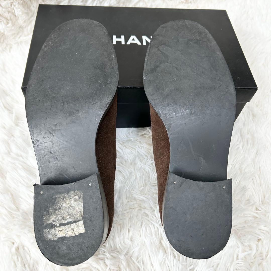 【美品】GUCCI グッチ スエード ローファー 35ハーフ