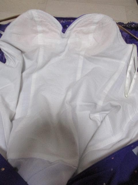 社交ダンス 紫キラキラゴージャス☆ドレスワンピース