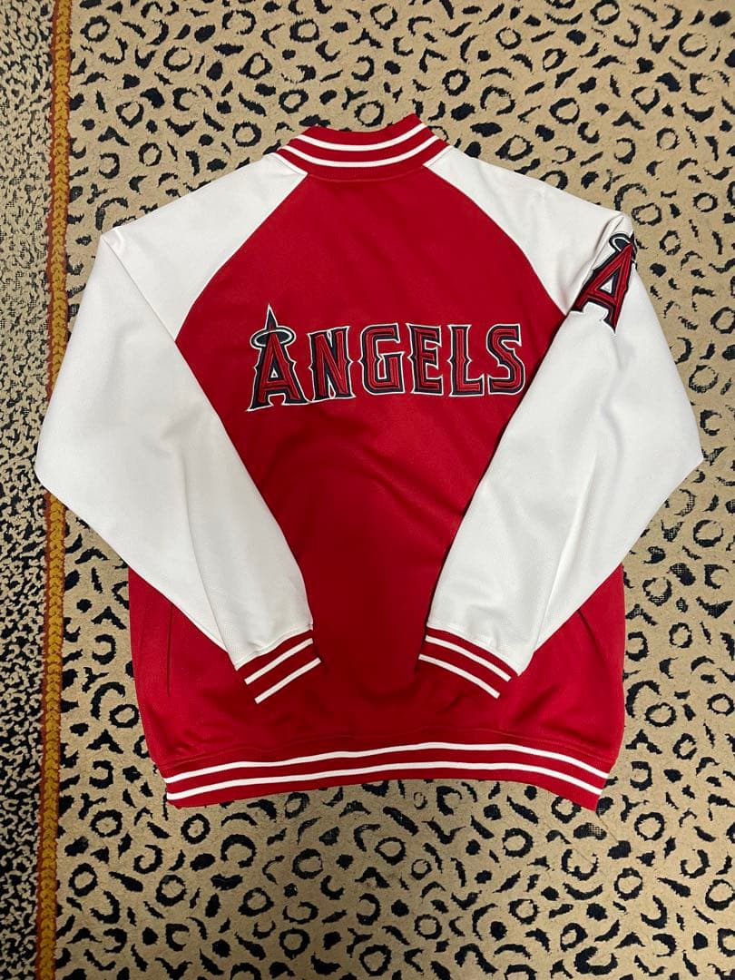 Los Angeles Angels フルジップジャケット 赤/白