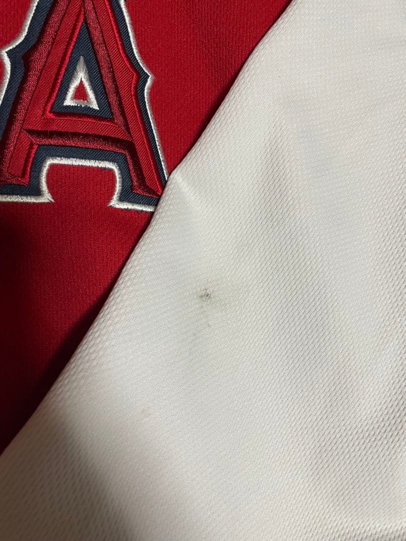 Los Angeles Angels フルジップジャケット 赤/白