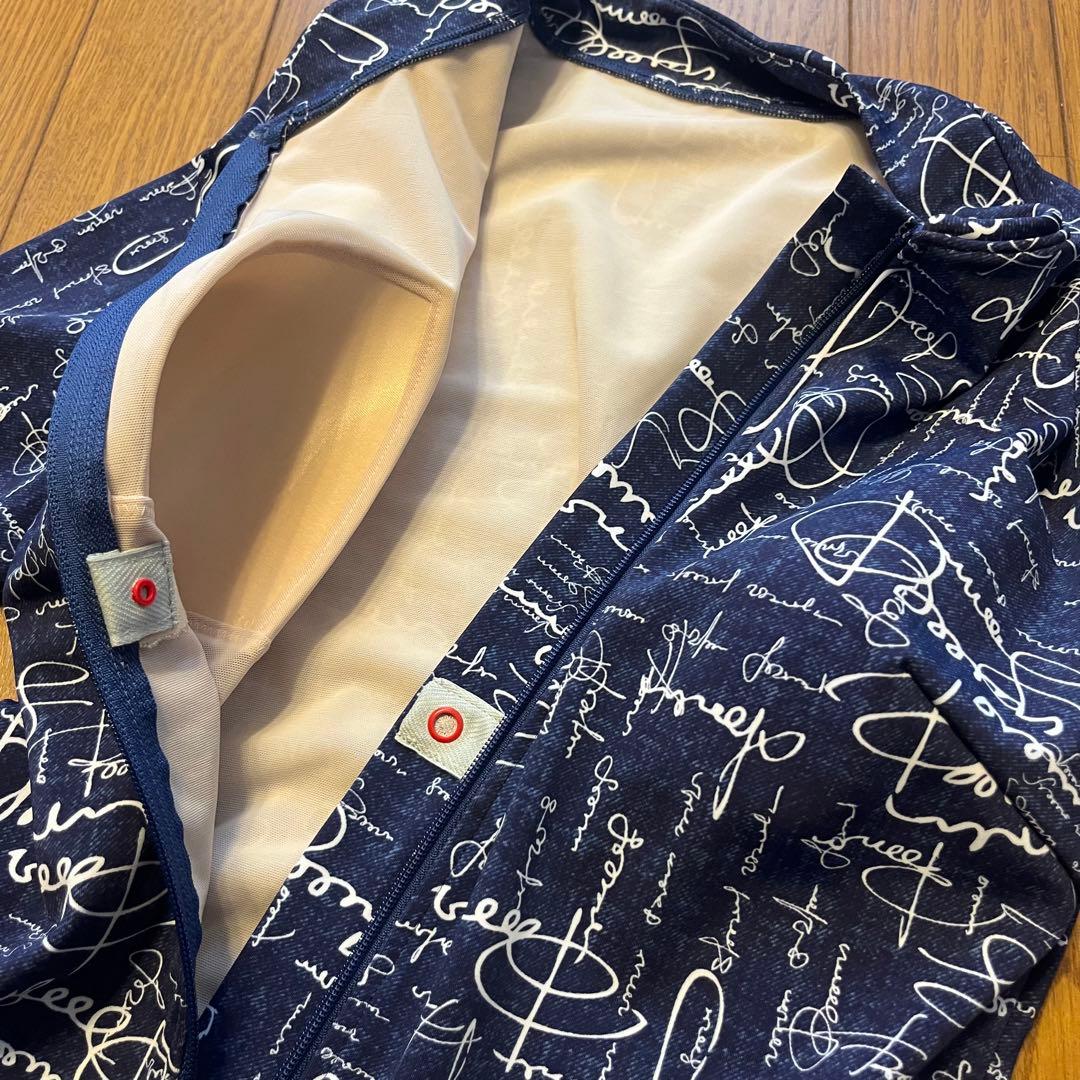 ワコールスイムウェアパワーネット内蔵 シェイプアップ水着トップス13号LL日本製