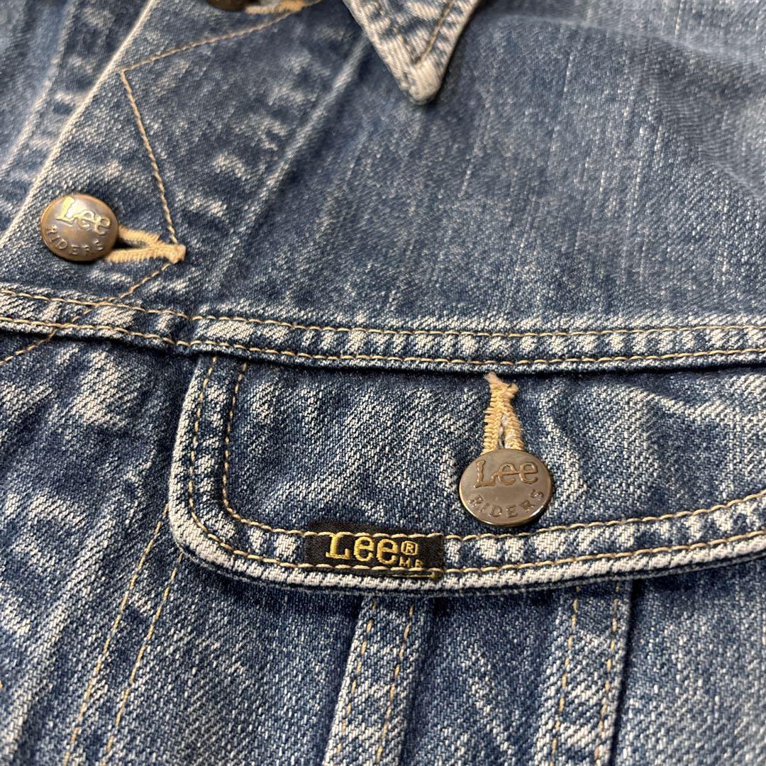 雰囲気抜群 y2k 90s Lee Riders デニムジャケット Gジャン