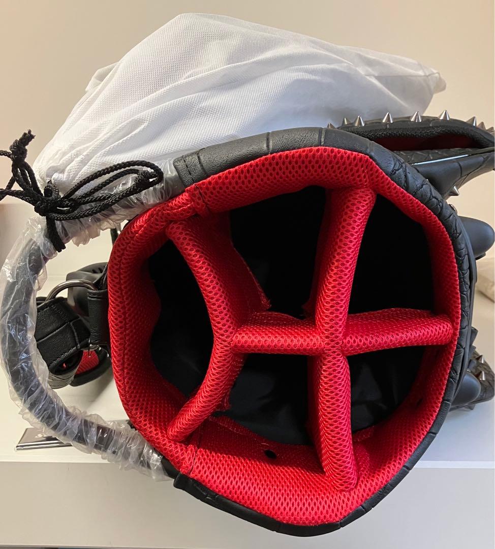 【新品未使用】エリートグリップ　限定品キャディバッグ　クロコダイル　スタッズ