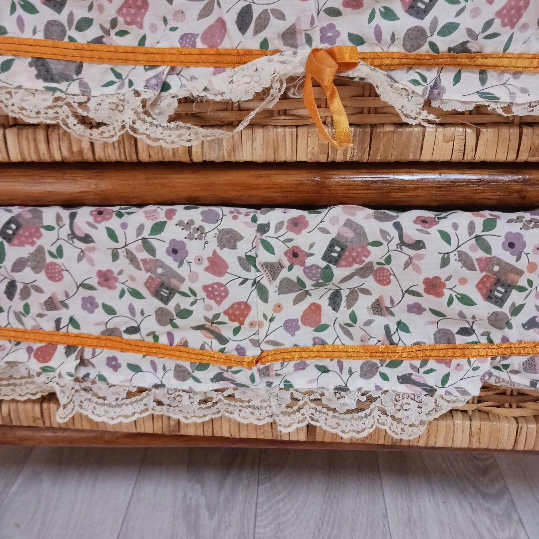 籐 ラタン チェスト4段 インテリア 昭和レトロ 箪笥　Kazama