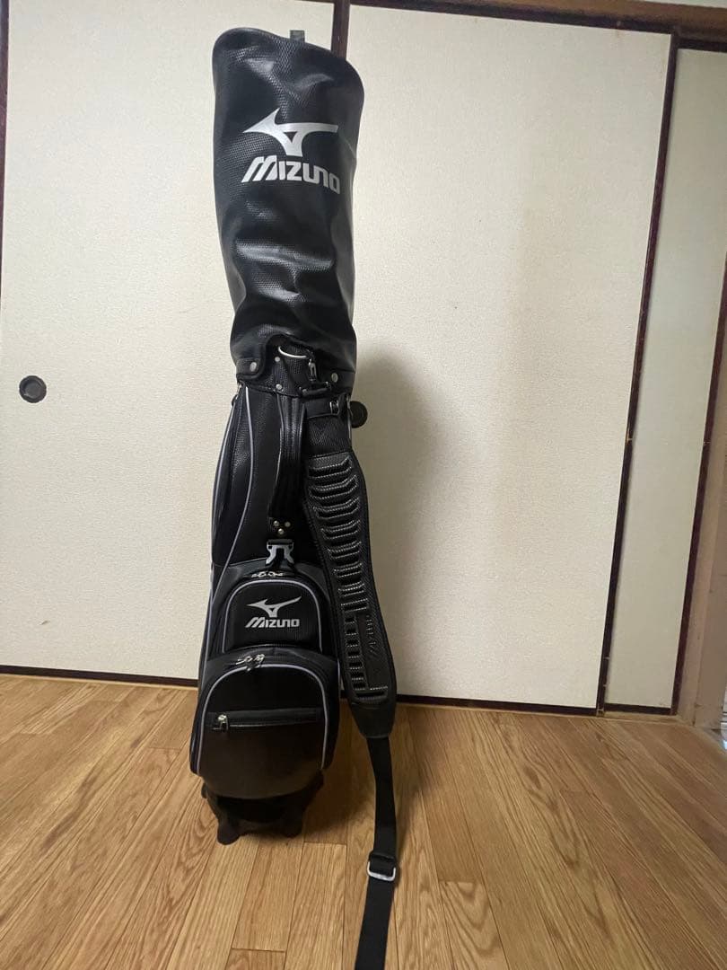 Mizuno キャディバッグ 黒/白
