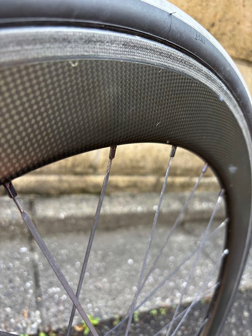 カーボンリムホイールセット　NOVATECハブ　ピスト用