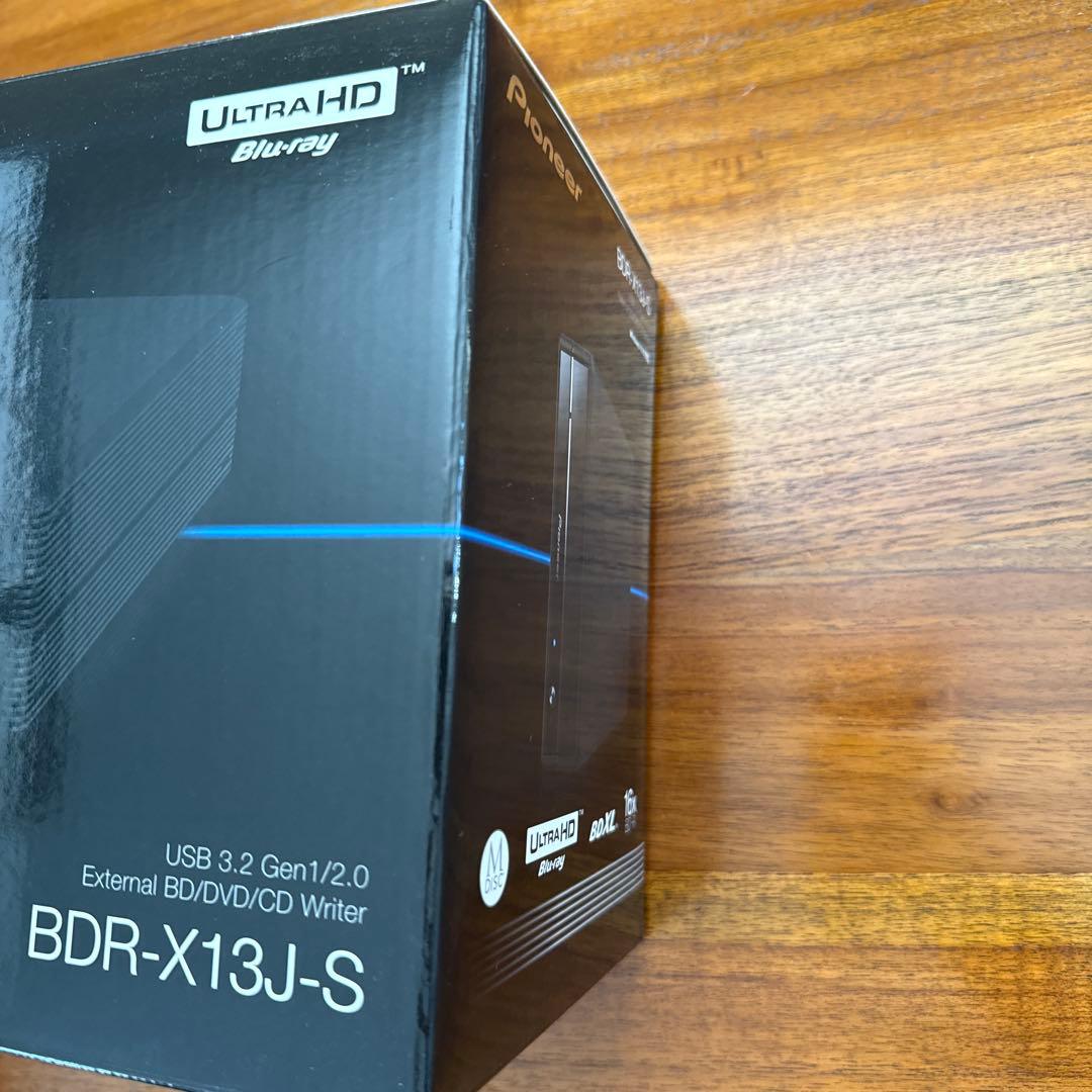 Pioneer BDR-X13J-S 外付けBD/DVD/CDライター　新品