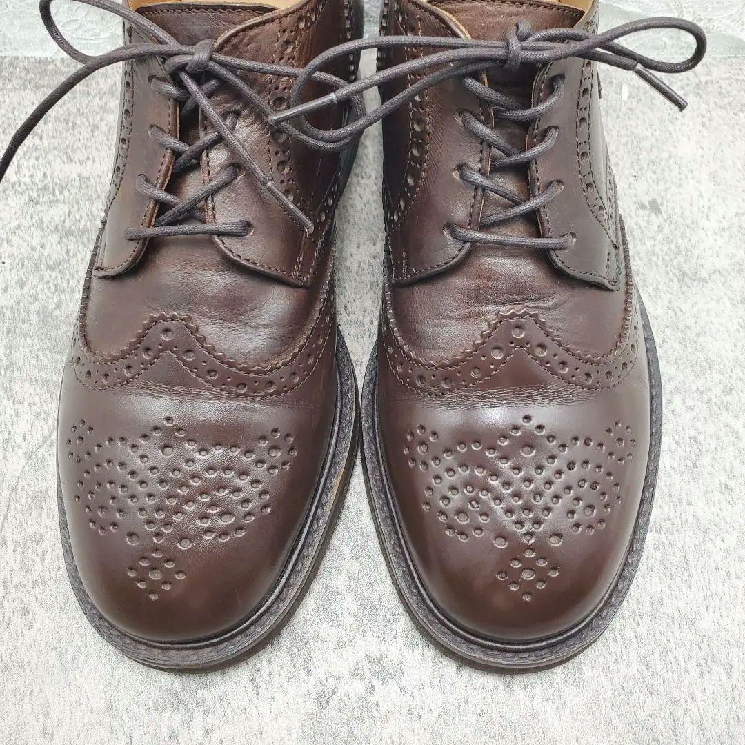 ✨ドリスヴァンノッテン✨ ブローグシューズ 23.5cm 濃茶 イタリア製 本革