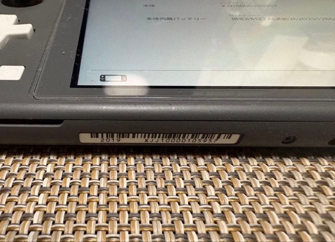 Nintendo Switch Lite 本体 グレー スティック不良