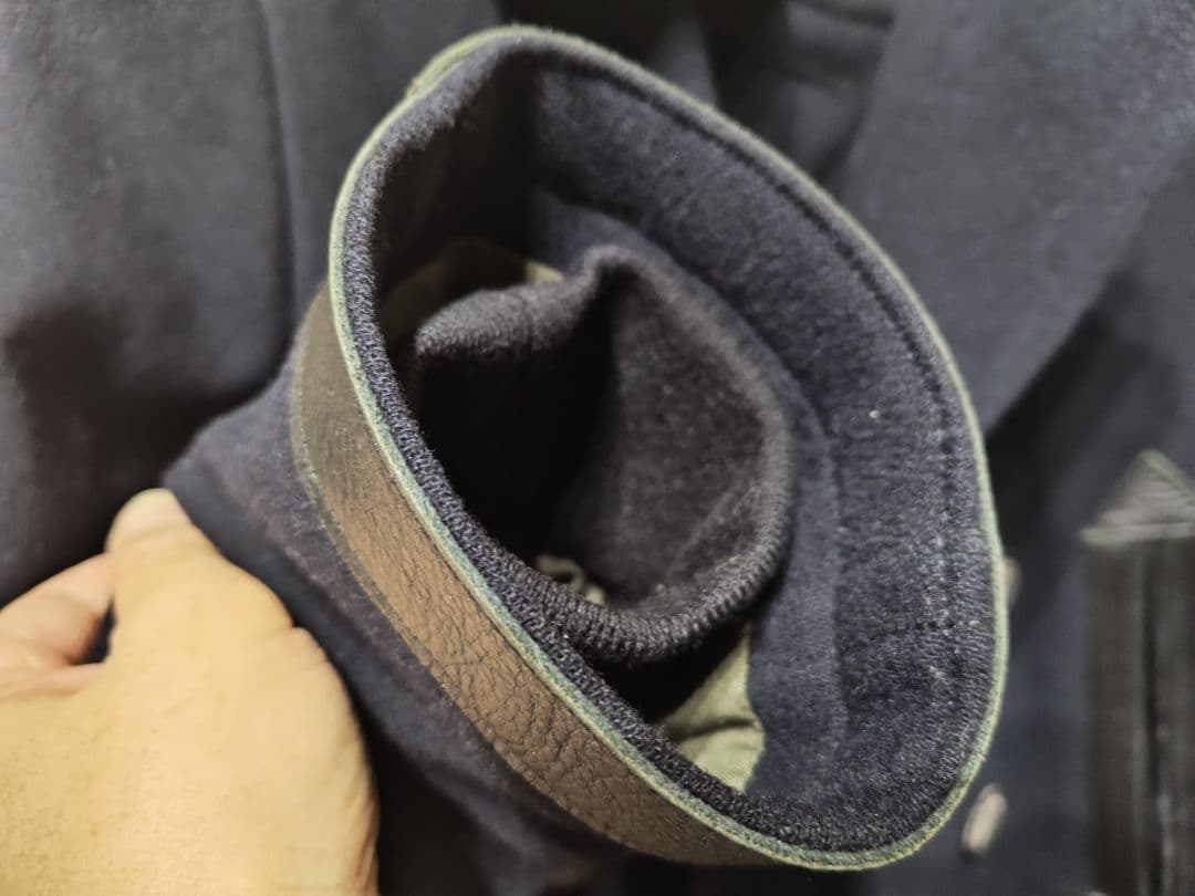 ナイジェルケーボン 40s NAVY Pコート ピーコート 状態良好 48