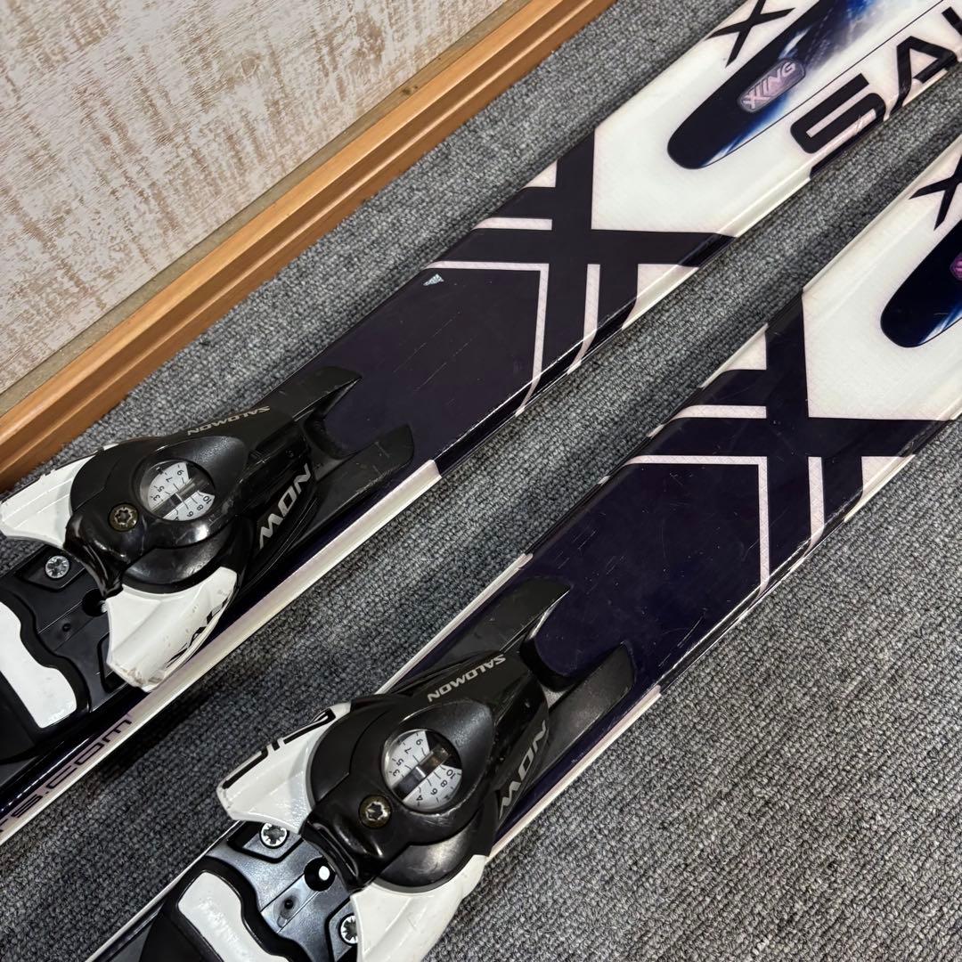 【送料無料】SALOMON カービングスキーストック付き