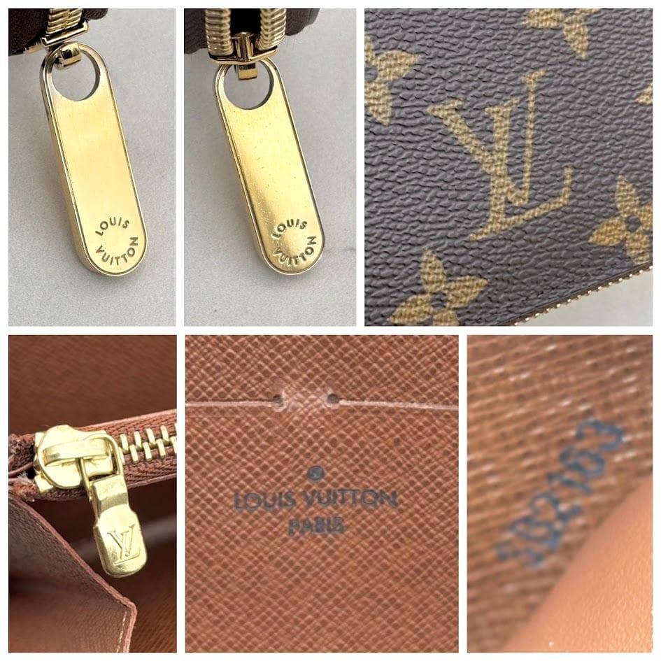 【極美品】ルイヴィトン　ジッピーウォレット　モノグラム　ラウンドジップ