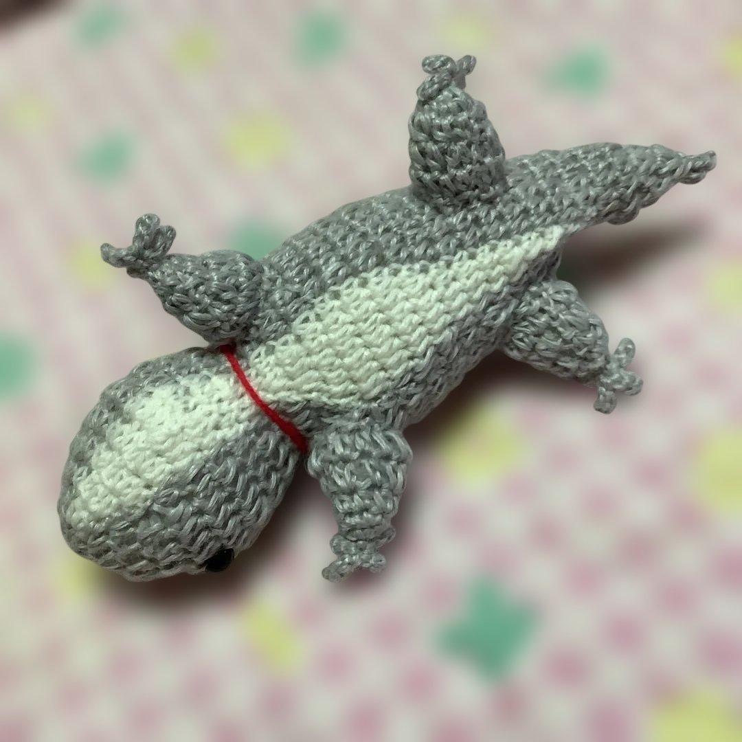 専用、ホワイトツリー 、サンタクロース2個、太っちょヤモリ（親子）、編みぐるみ