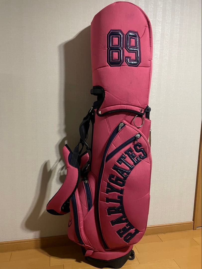 PEARLY GATES キャディバッグ スタンド式89 ピンク - メルカリ