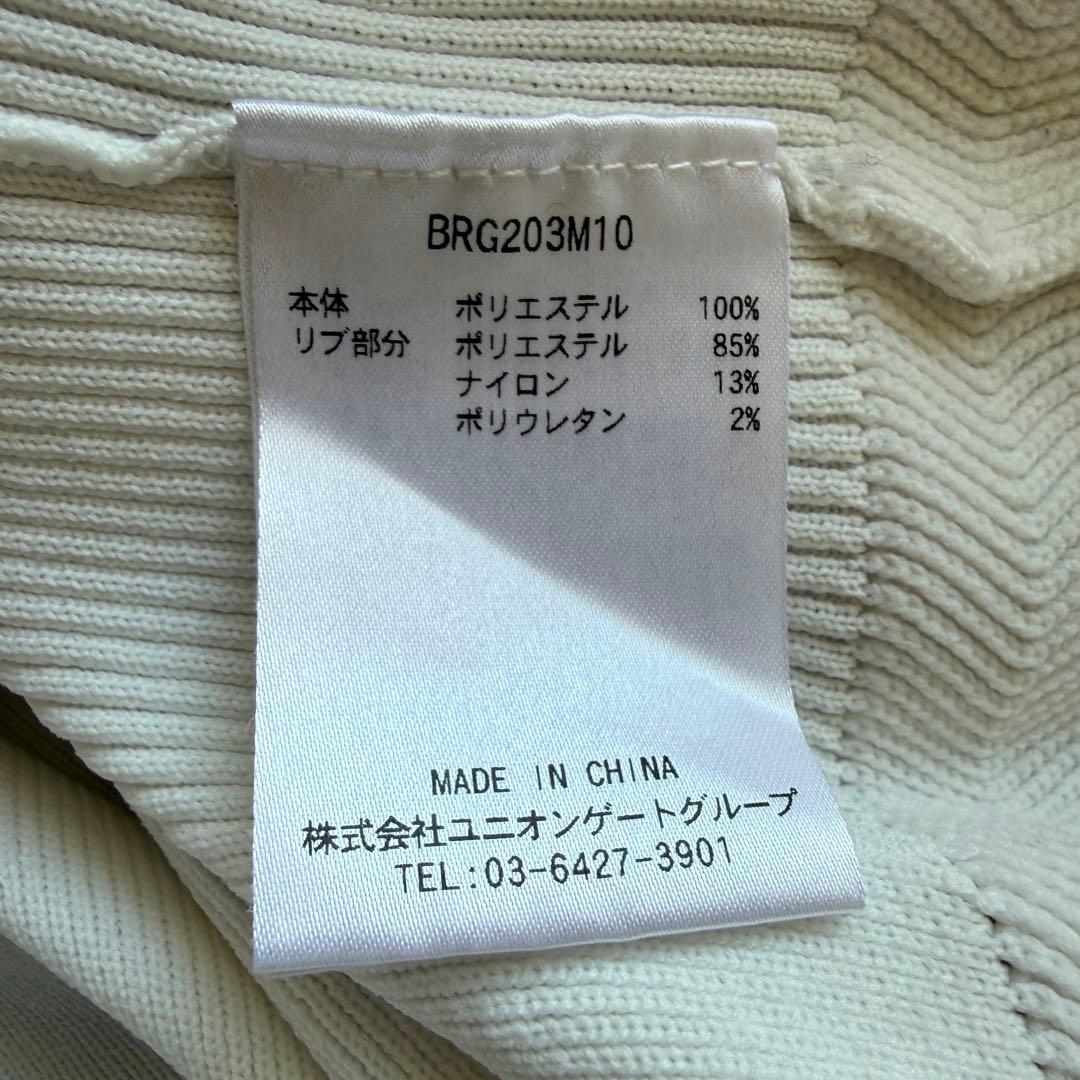 ブリーフィングゴルフ　ニット　白　M〜L相当　セーター　ホワイト　ゴルフ