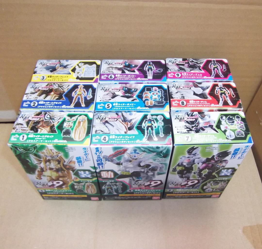 装動 仮面ライダーエグゼイド 1～10弾 全72個コンプ バグスター 最終