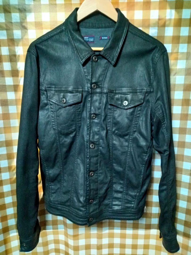 DIESEL JOGGジョク コーティングデニムジャケット ELSHAR-NE