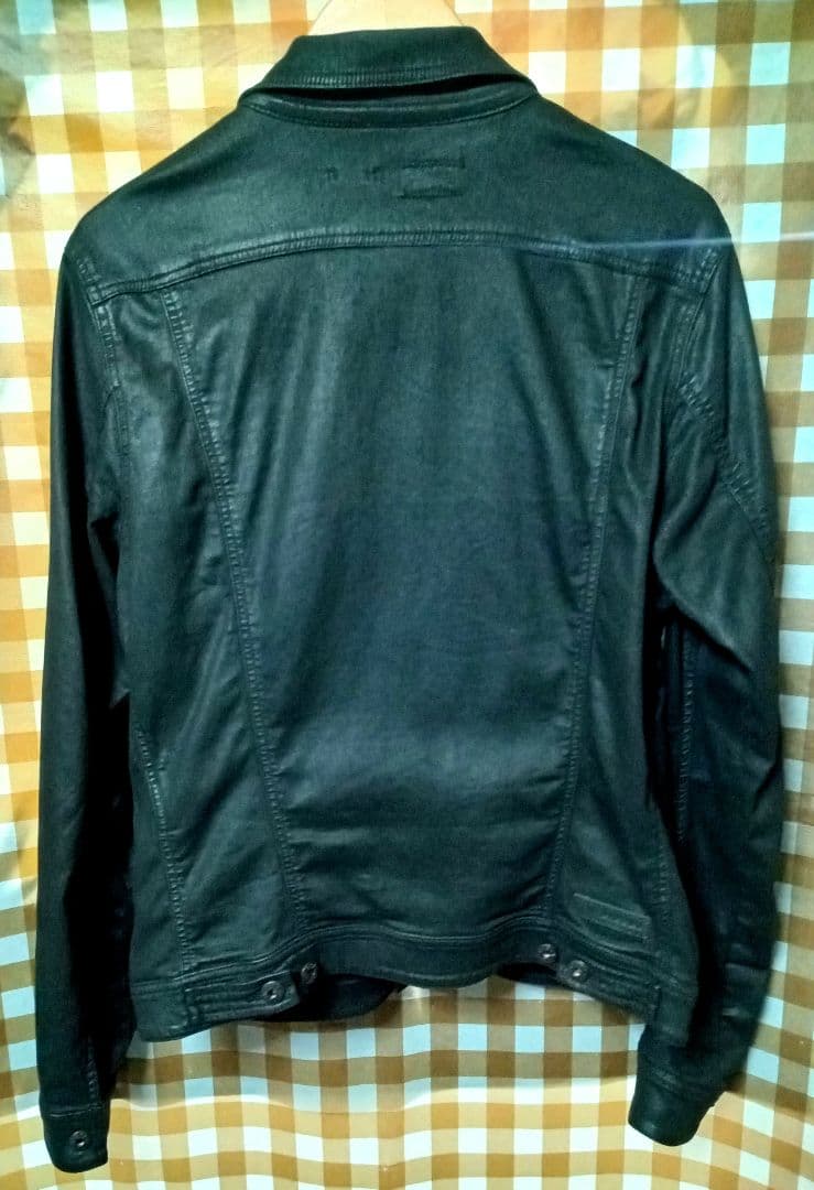 DIESEL JOGGジョク コーティングデニムジャケット ELSHAR-NE