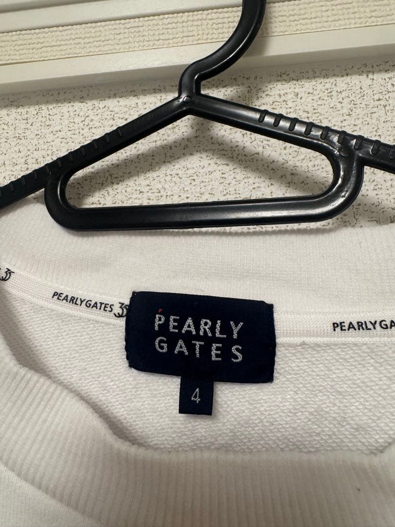 PEARLY GATES ホワイト トレーナー サイズ4