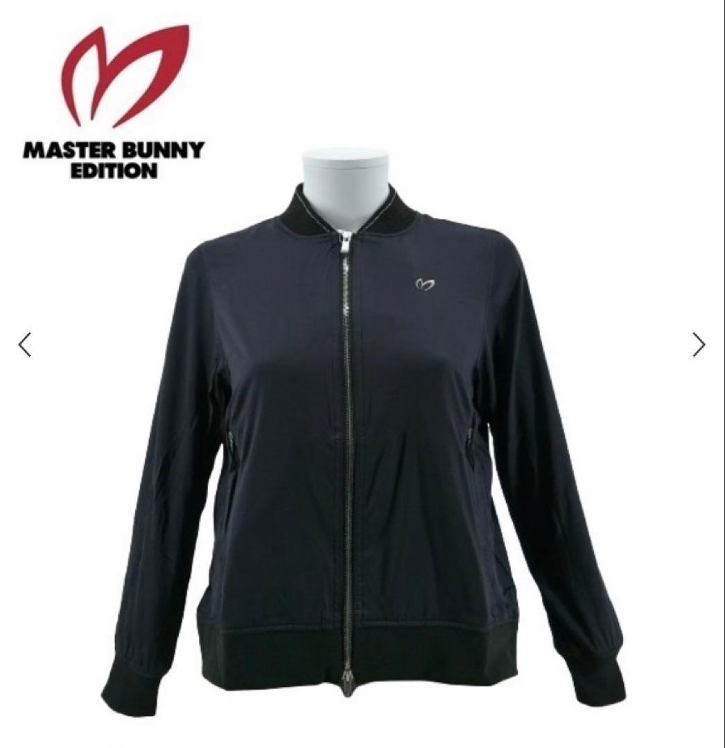 ⭐️美品⭐️マスターバニー　マイクロストレッチサテンジャケット　撥水　プリーツ　黒