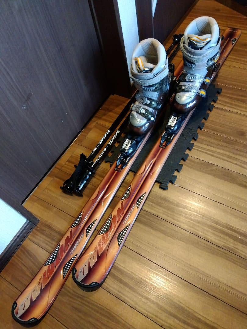 ハイブランド✨️ATOMIC/レディース用/スキーセット/メンテ・WAX済み