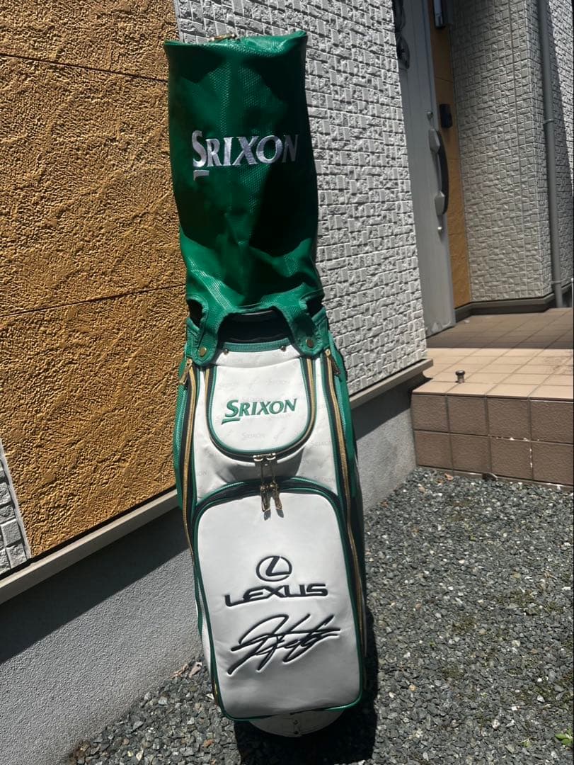 松山モデル　Srixon Lexus ゴルフ　キャディーバッグ