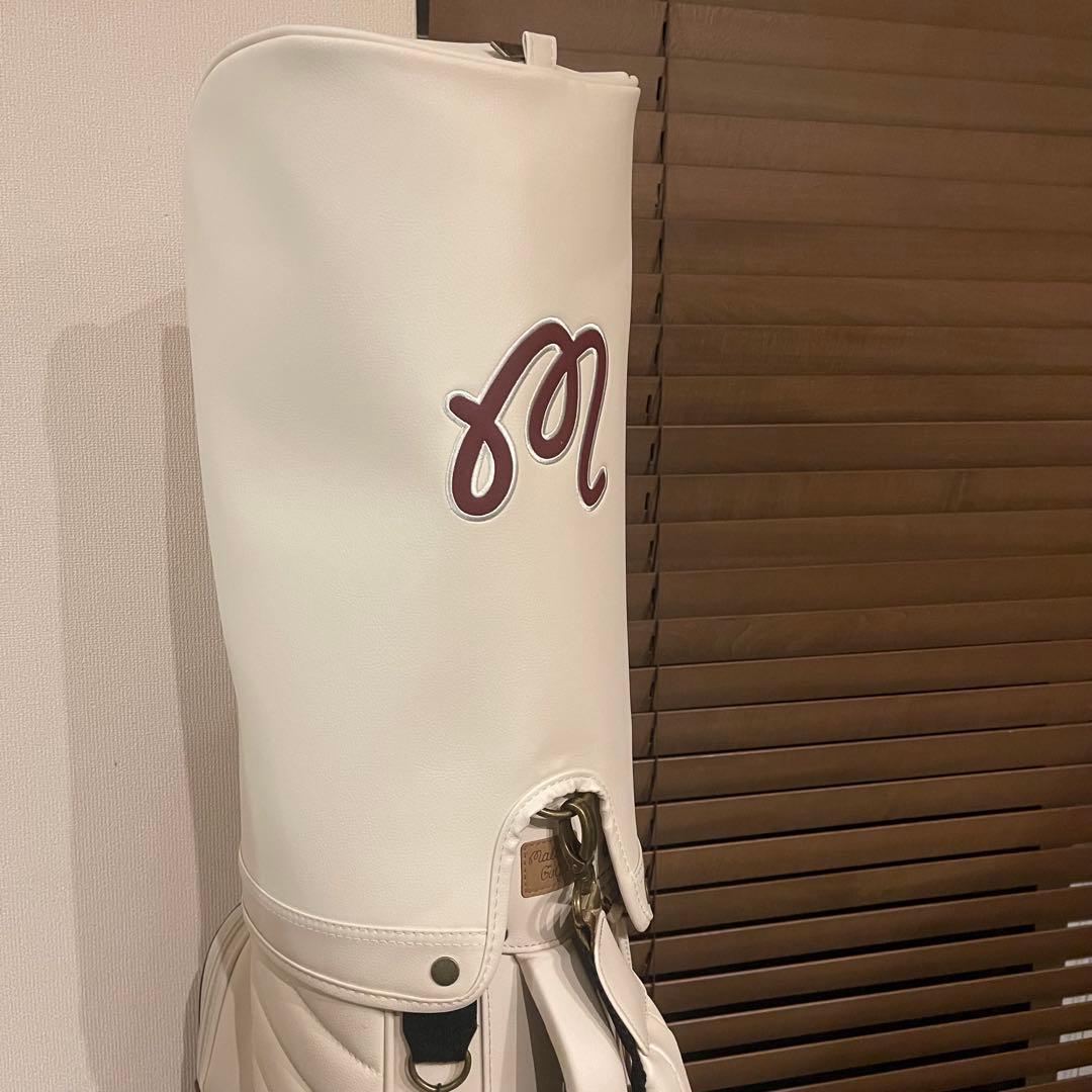 【即発送】MALBON マルボンゴルフ キャディバッグ ゴルフバッグ 赤白