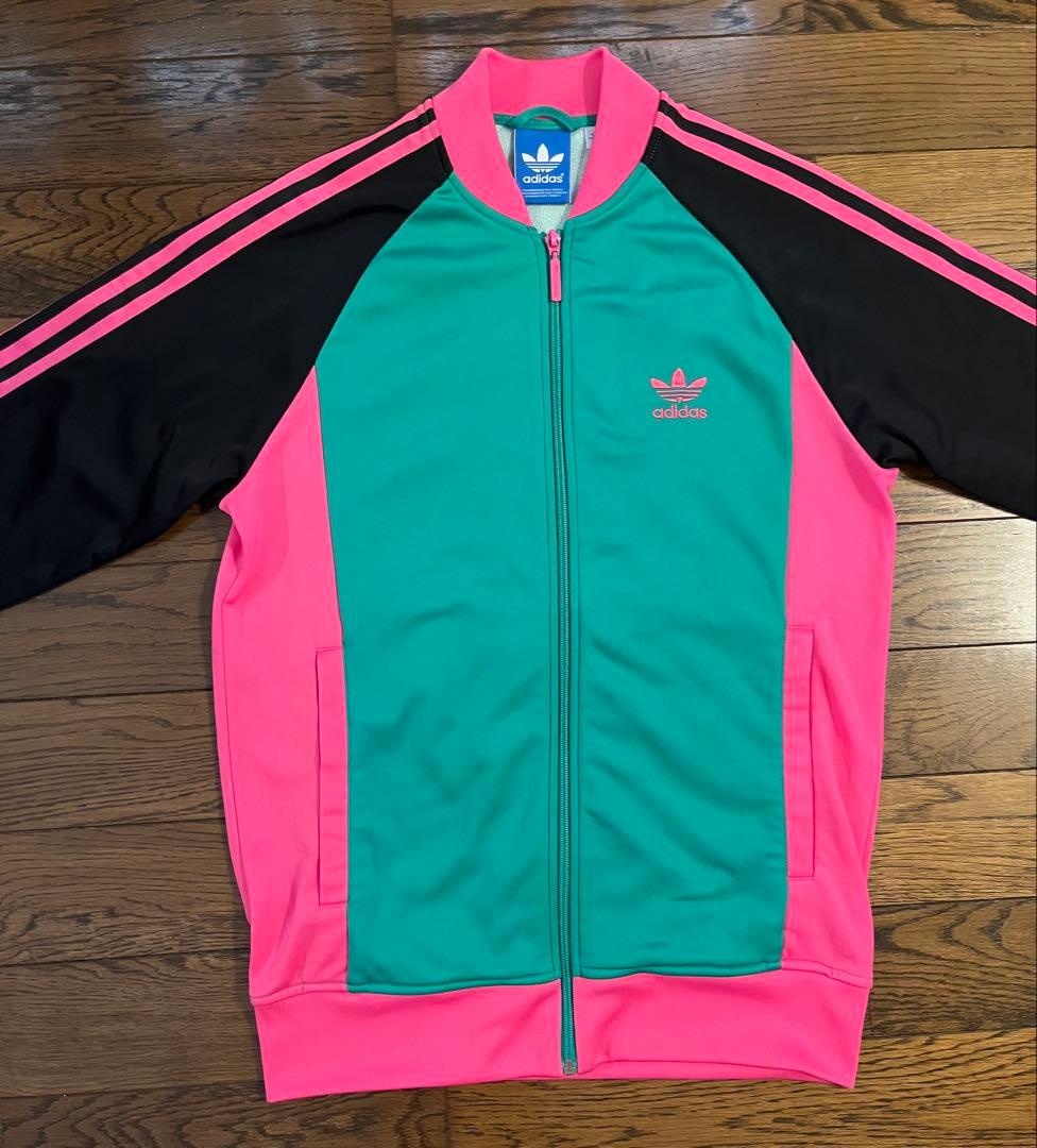 adidas アディダス トラックトップ ジャージ サイズL クレイジー柄