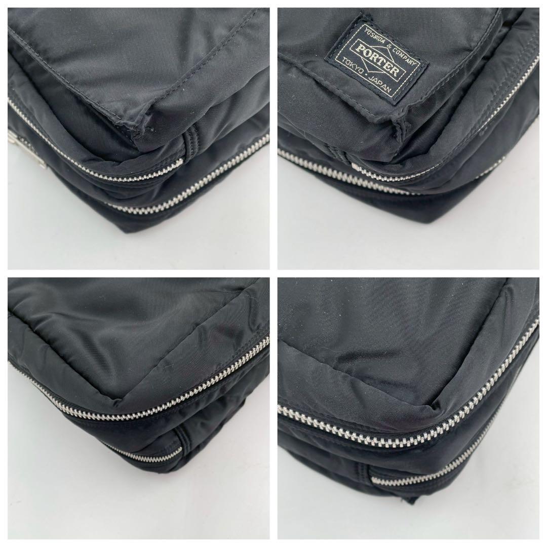 美品　ポーター　タンカー　XL 二層　エキスパンダブル　ショルダーバッグ　黒