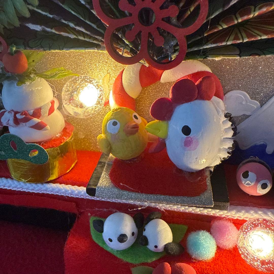 どんぐりアート♡2026年度お正月タペストリー風リース＆初春リース♡