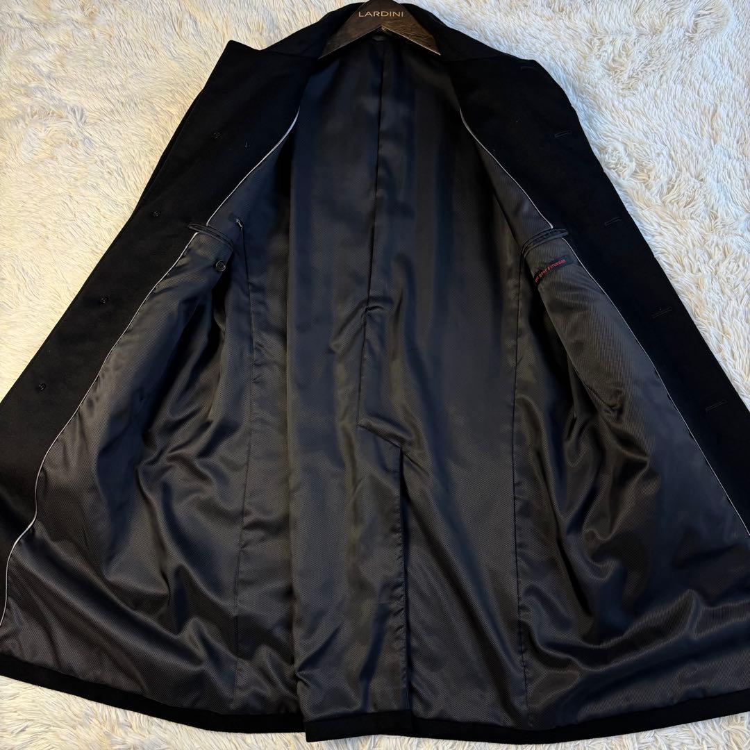 (美品) ダーバン カシミヤ100% ステンカラーコート ブラック