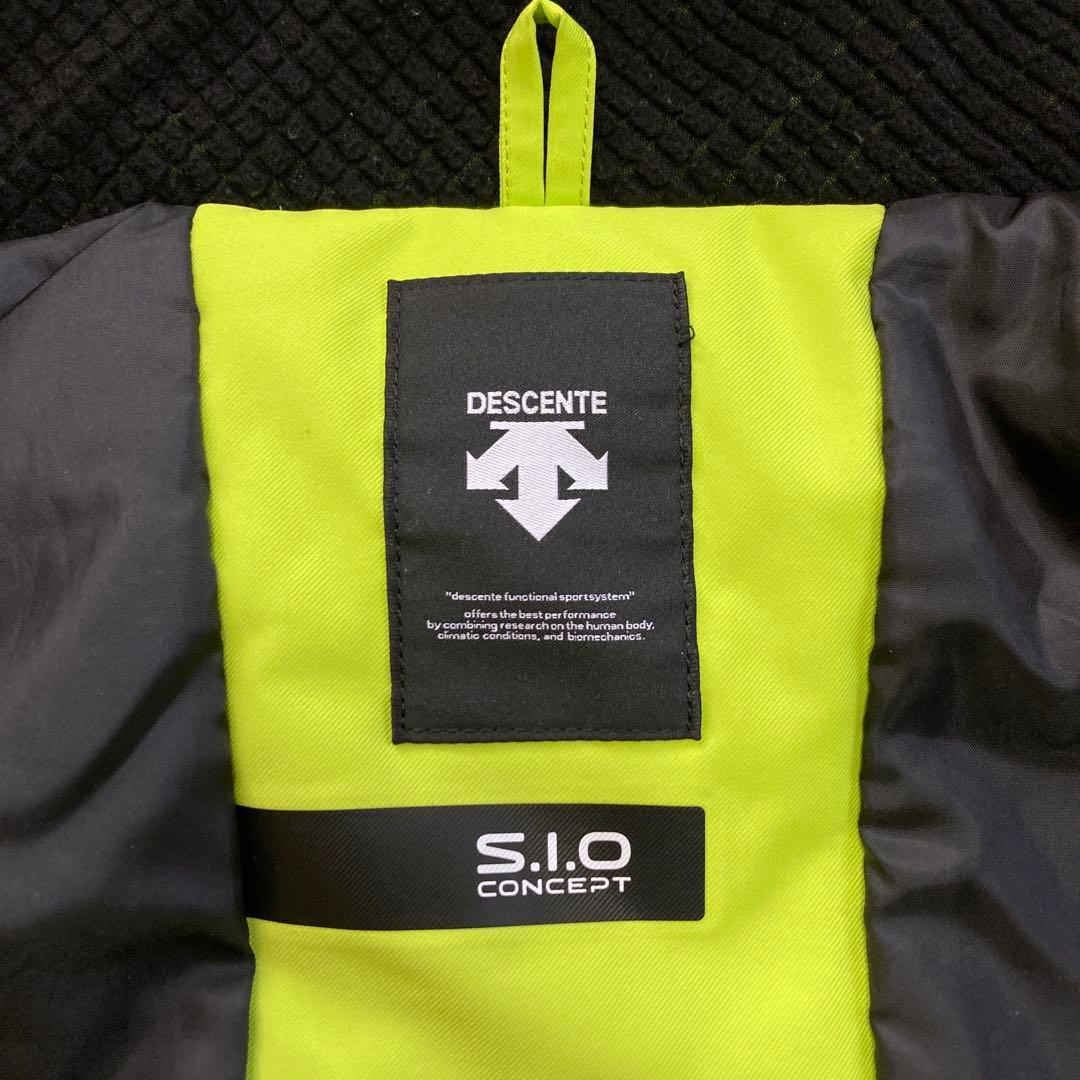 【美品】デサントdescentスキーウェアS.I.Oスキー HEATLメンズ紺黄