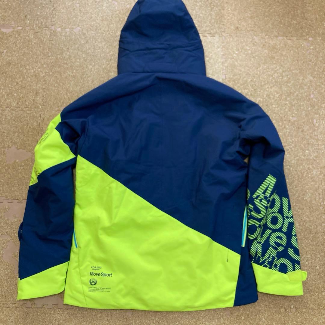 【美品】デサントdescentスキーウェアS.I.Oスキー HEATLメンズ紺黄