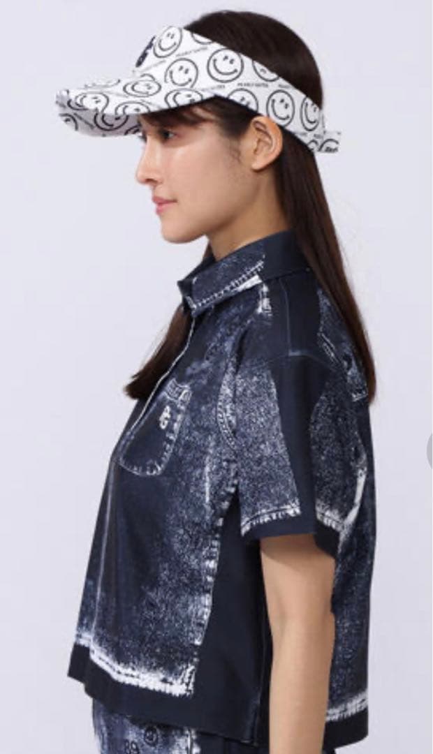 【完売品】PEARLY GATES デニム柄 レディース シャツ