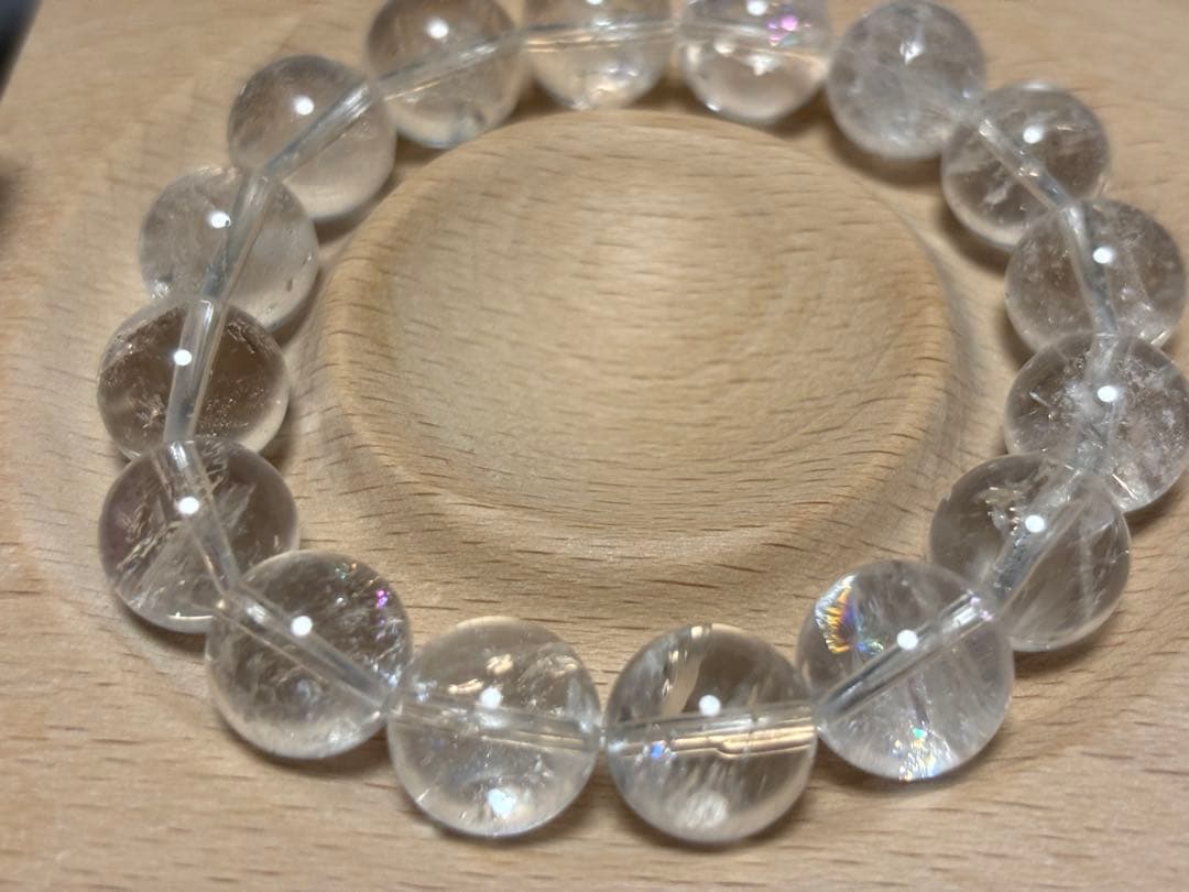 カイラス水晶　12ミリ　内径15.5センチ