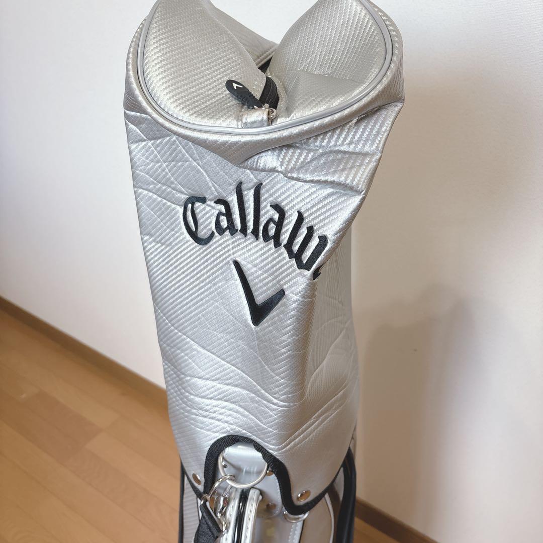 K415 美品！Callaway キャディバッグ シルバー