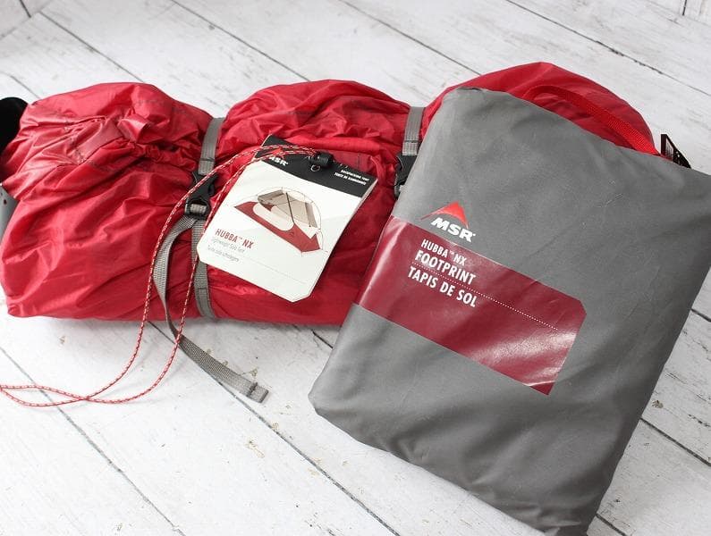 未使用 MSR ハバNX ホワイト 37746 フットプリント付き