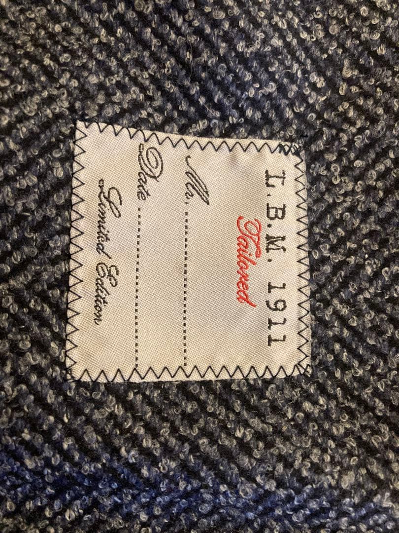 L.B.M.1911 ルビアム ツイード コート サイズ 48 細身