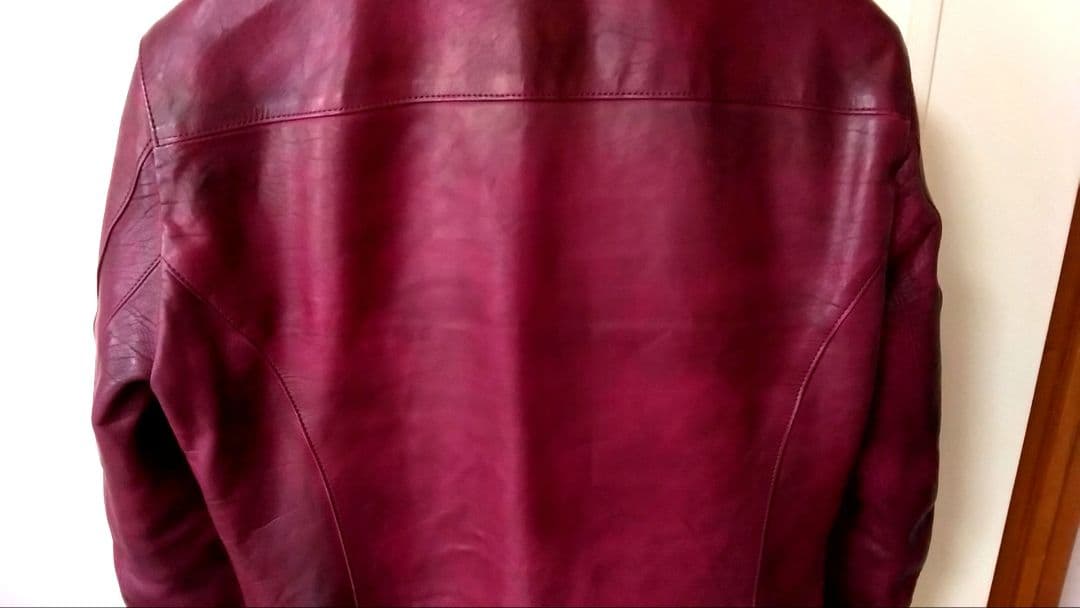 1*8様 完売品STRUM バーニングダイ シングルライダース サイズM