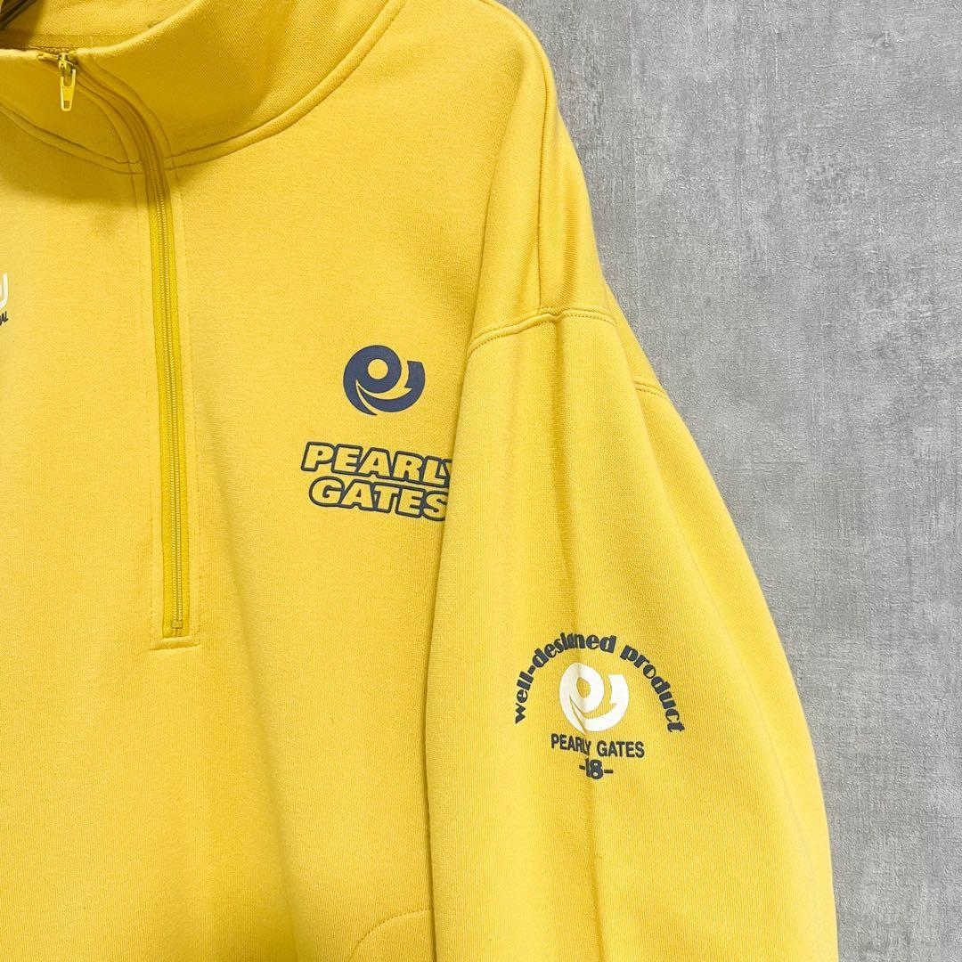 美品 PEARLY GATES タグ付 ハーフジップトレーナー XL