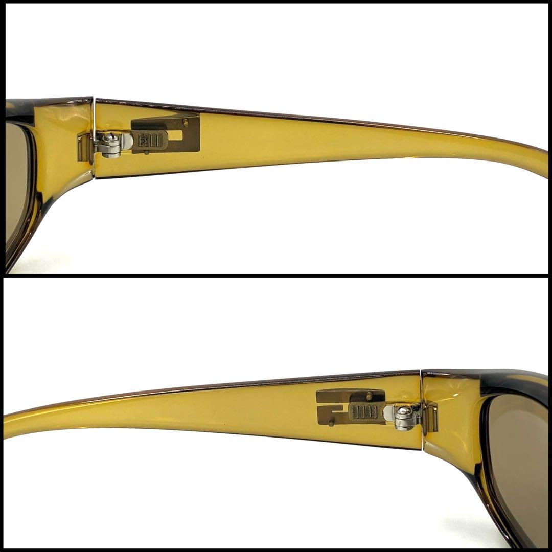 【極美品】GUCCI グッチ　オーバル　サングラス　スクエアG クリアフレーム